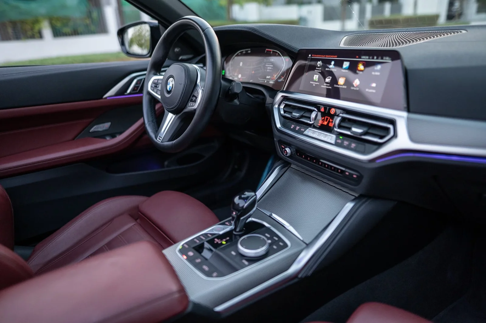 Rent BMW 4-Series 420 Black 2021 in Dubai - 4 