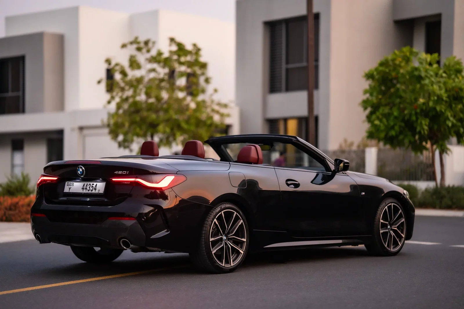 Rent BMW 4-Series 420 Black 2021 in Dubai - 9 