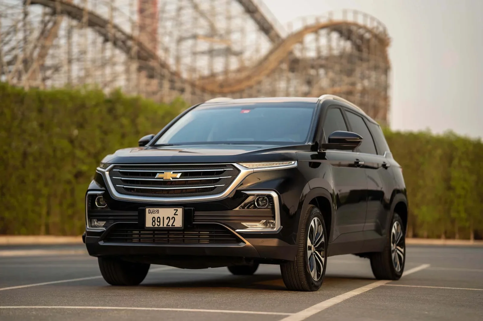 Loyer Chevrolet Captiva  Noir 2023 en Dubai