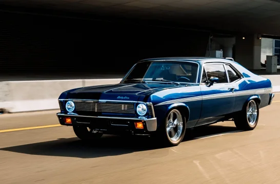 Chevrolet Nova Blue 1972