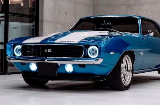 Chevrolet Camaro Blue 1969