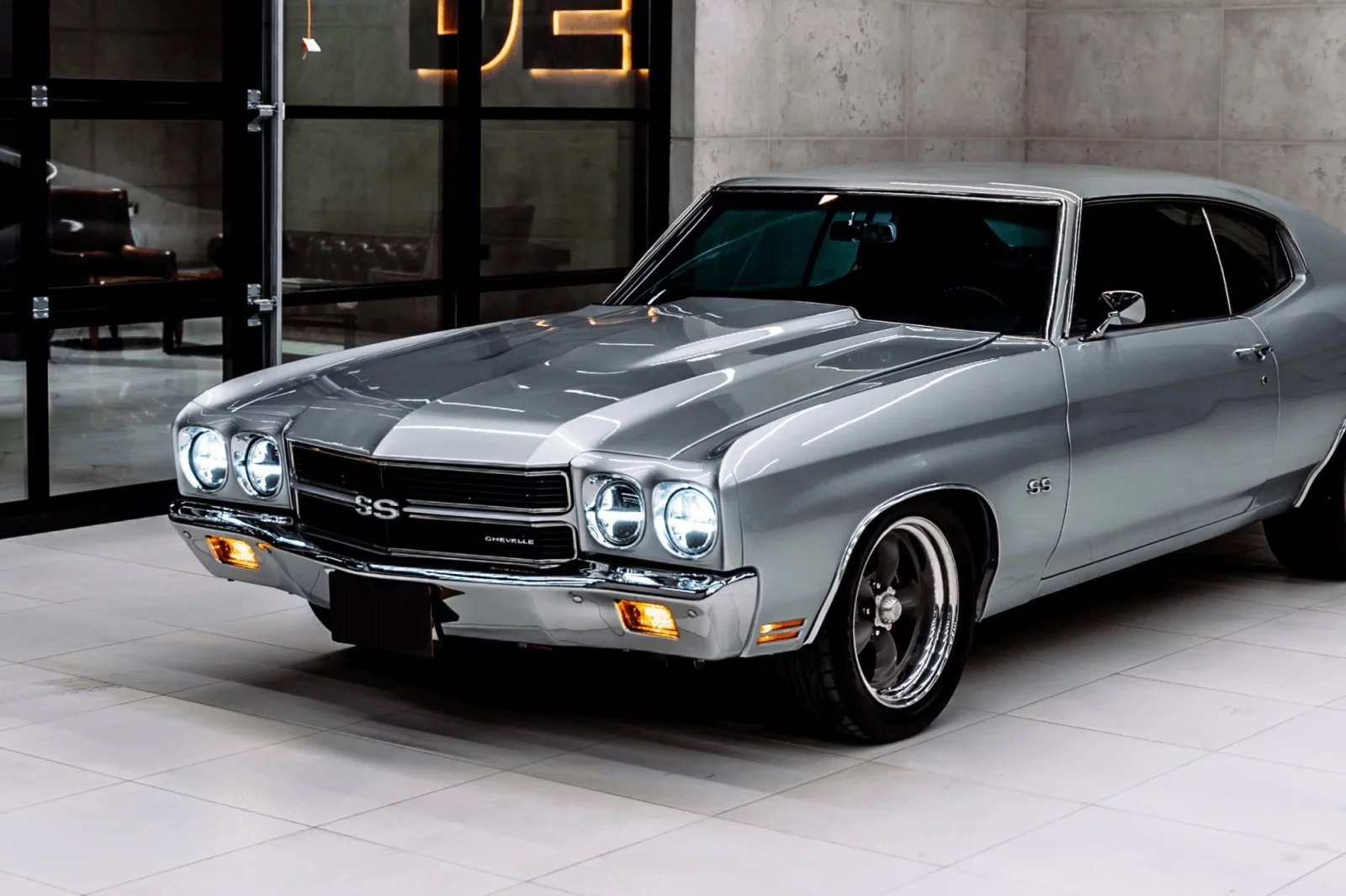 Аренда Chevrolet Chevelle  Серебряный 1970 в Дубае