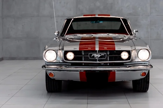 Ford Mustang Серебряный 1965