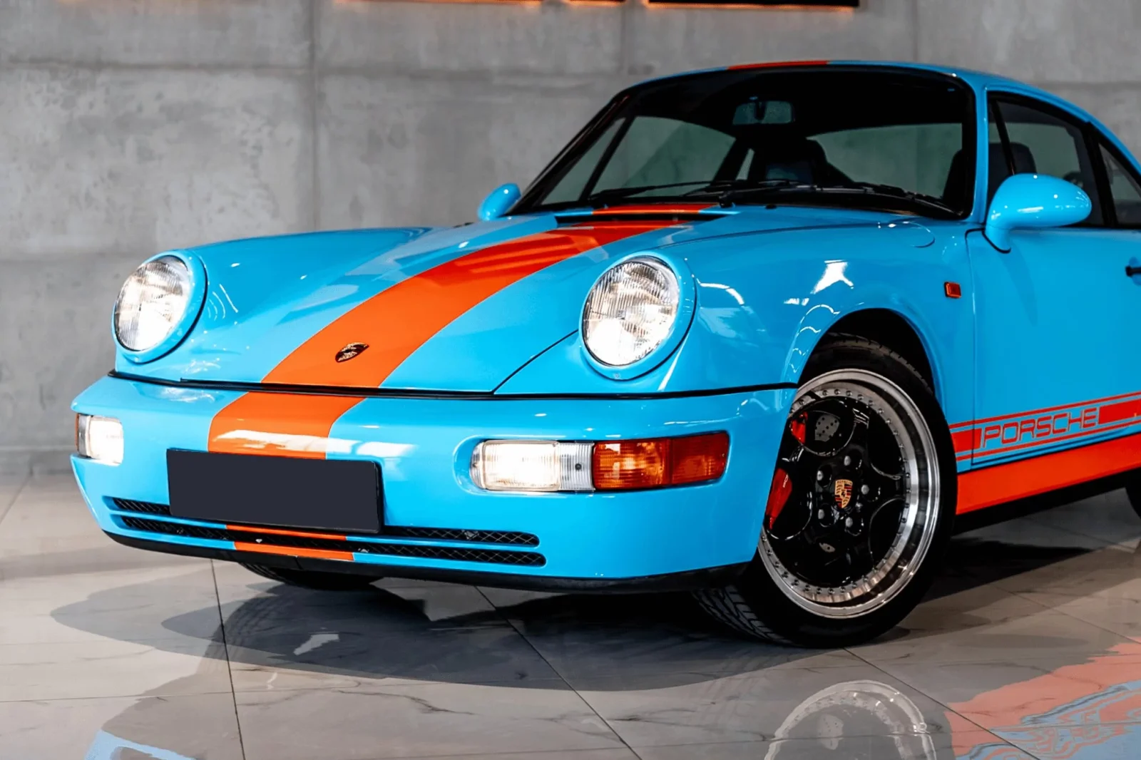 Loyer Porsche 911 964 Bleu 1991 en Dubai