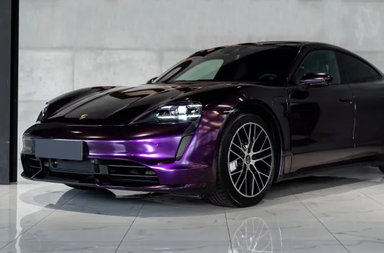 Porsche Taycan Turbo Violet 2021