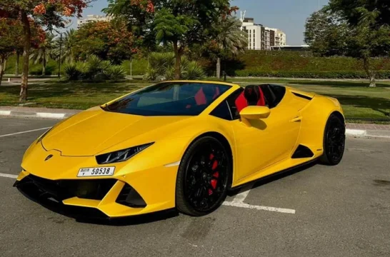 Lamborghini Huracan Evo Spyder Gelb 2022