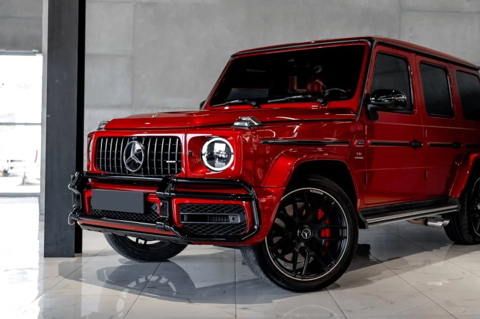 Loyer Mercedes-Benz G-Class G63 AMG Rouge 2022 en Dubai