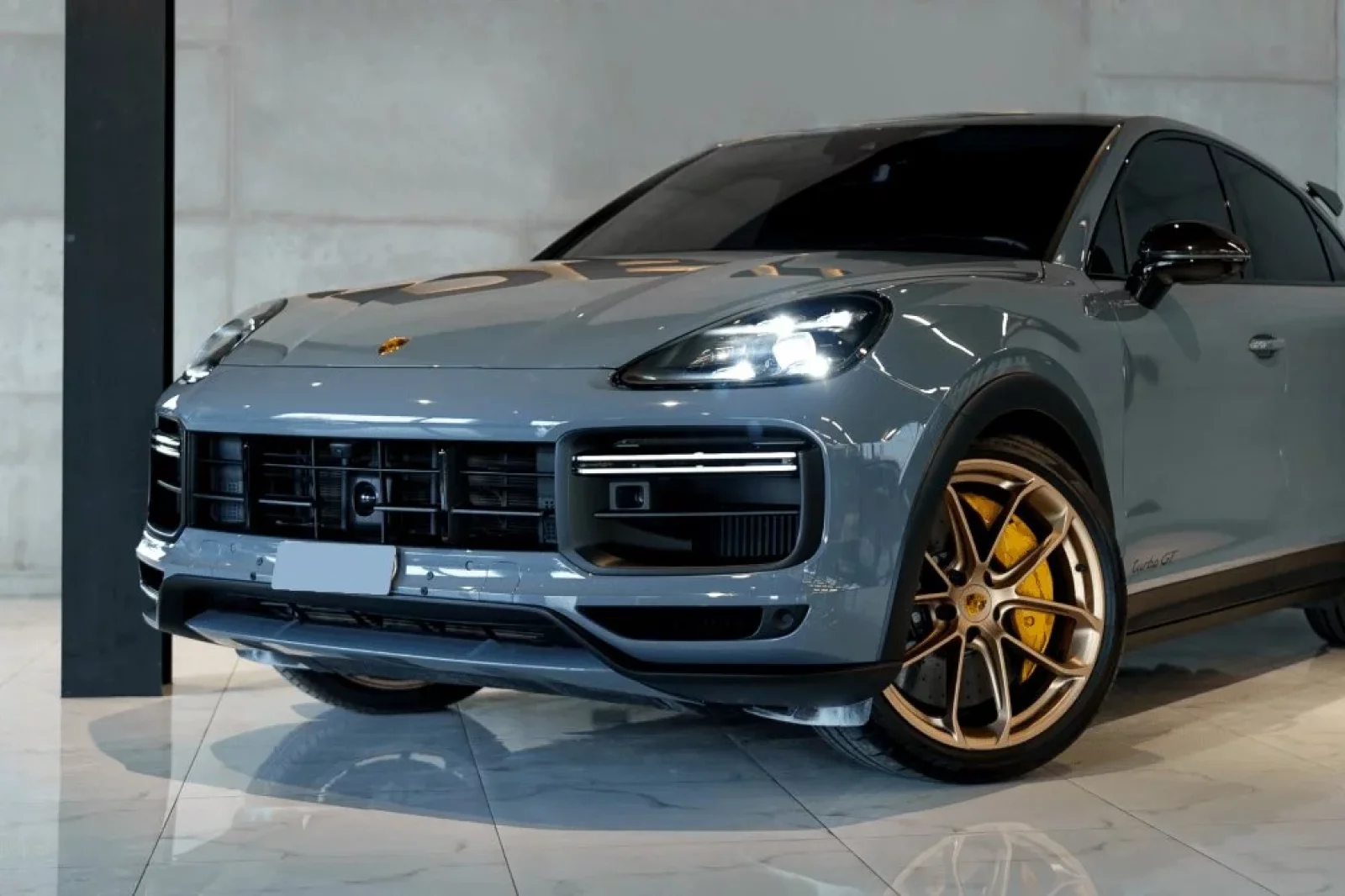 Rent Porsche Cayenne GT Blue 2022 in Dubai