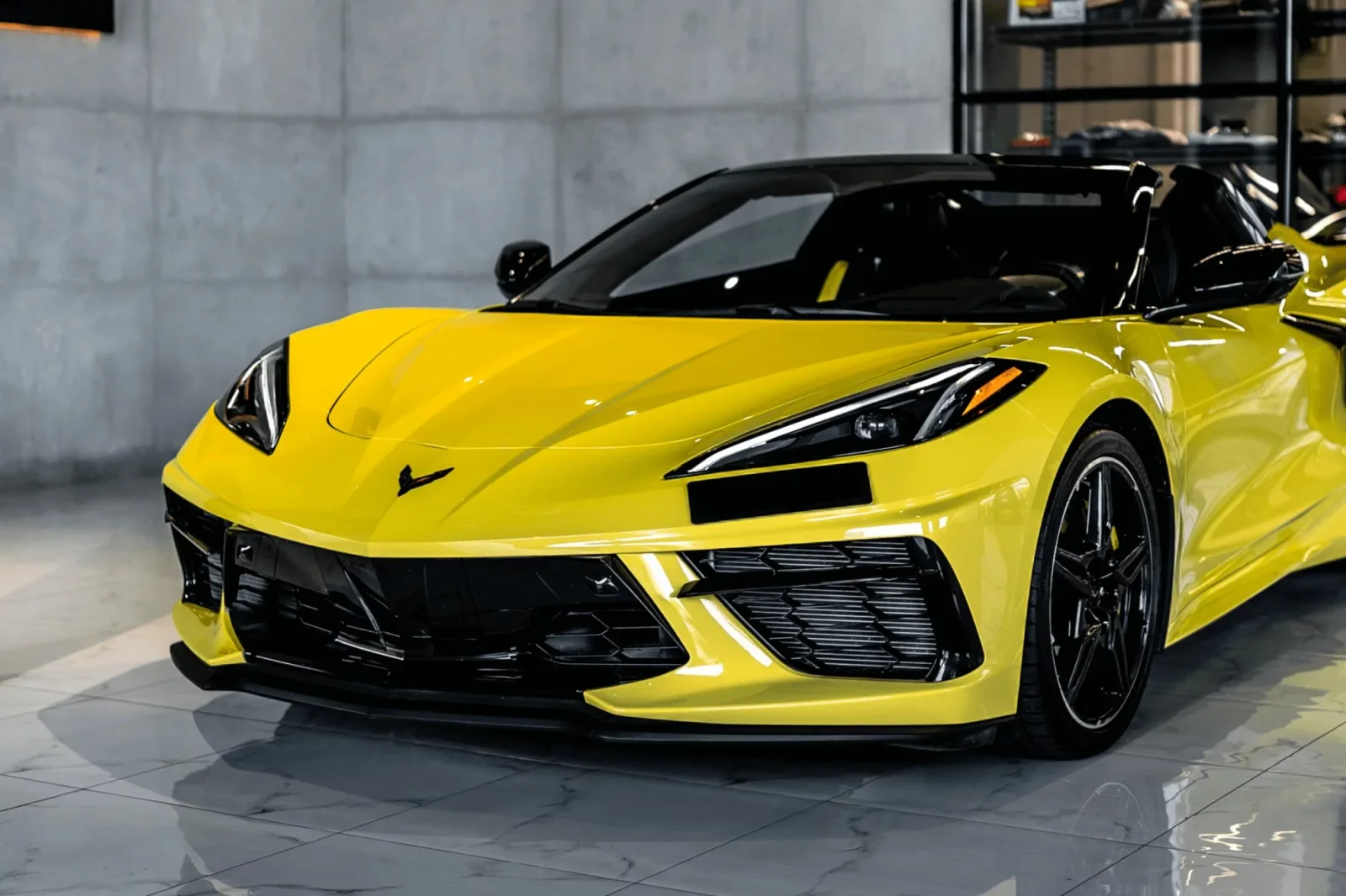 Rent Chevrolet Corvette  Yellow 2023 in Dubai