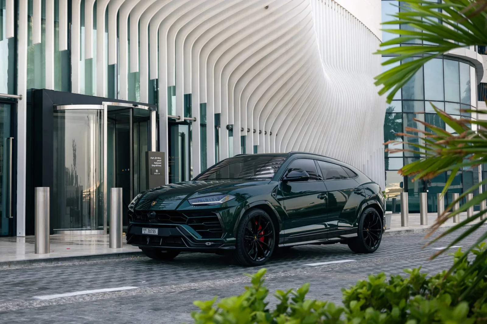 Rent Lamborghini Urus  Green 2022 in Dubai