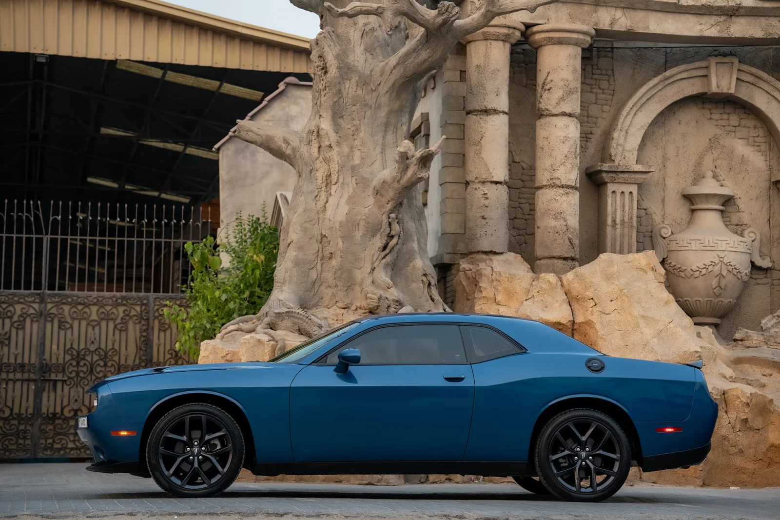 Rent Dodge Challenger  Blue 2022 in Dubai - 8 