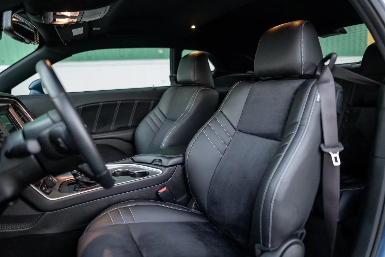 Rent Dodge Challenger  Blue 2022 in Dubai - 5 