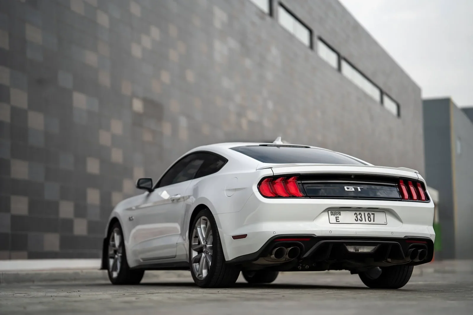 Rent Ford Mustang GT White 2022 in Dubai - 7 