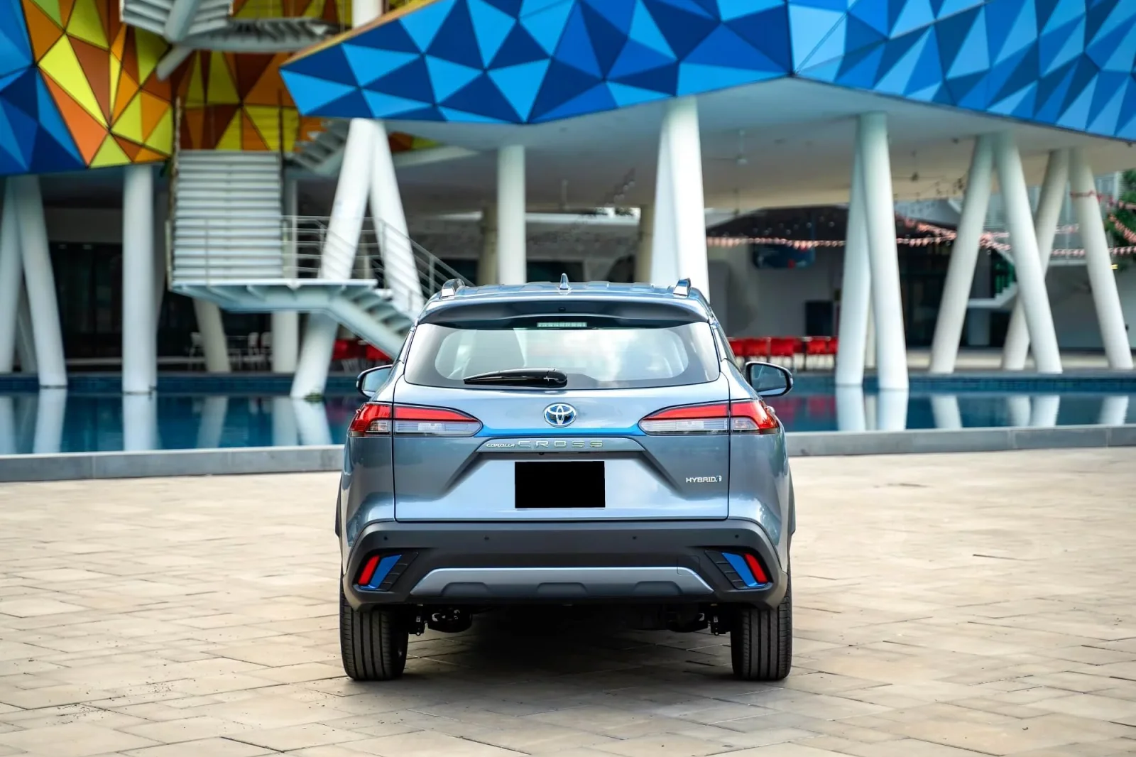 Аренда Toyota Corolla Cross Синий 2023 в Дубае - 4 