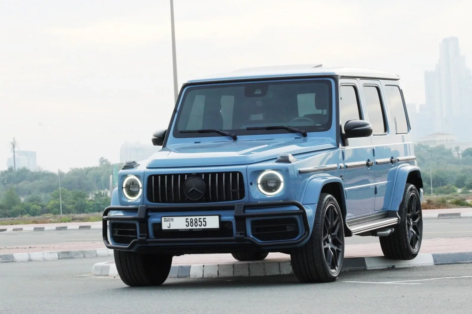 Аренда Mercedes-Benz G-Class G63 AMG Синий 2022 в Дубае