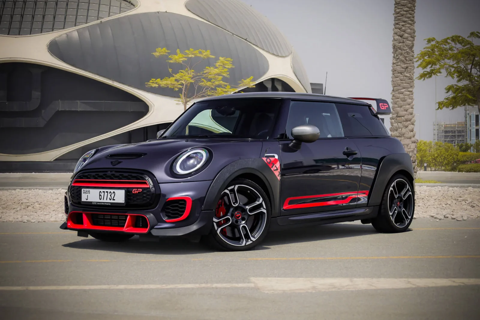 Miete Mini Cooper JCW GP Grau 2020 in der Dubai