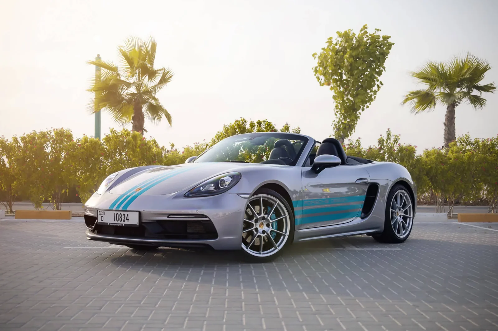 Rent Porsche Boxster 718 GTS Grey 2023 in Dubai