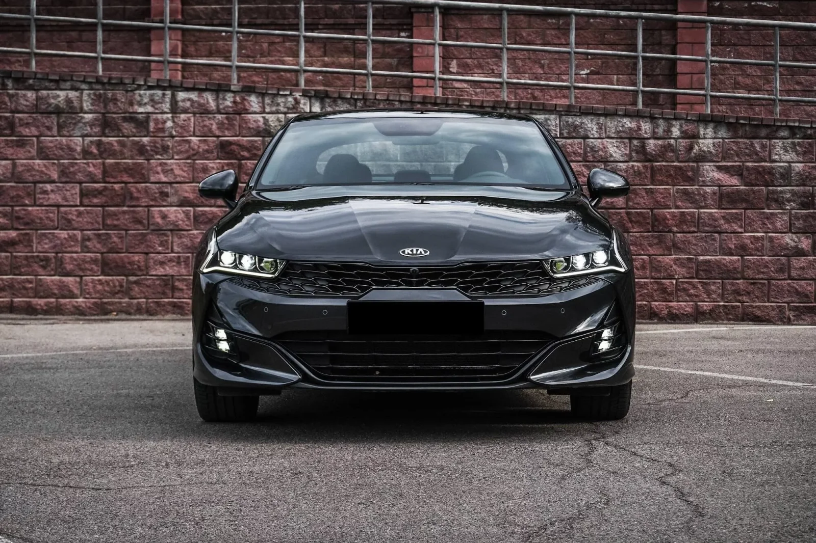 Rent Kia K5 GT Line Grey 2022 in Dubai - 1 