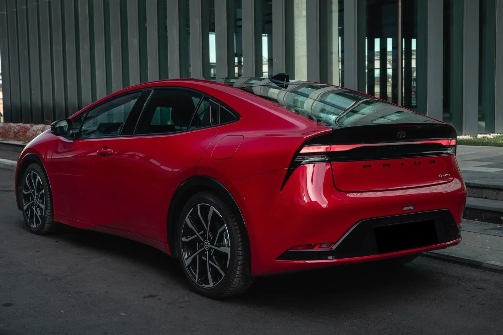 Rent Toyota Prius  Red 2024 in Dubai - 4 