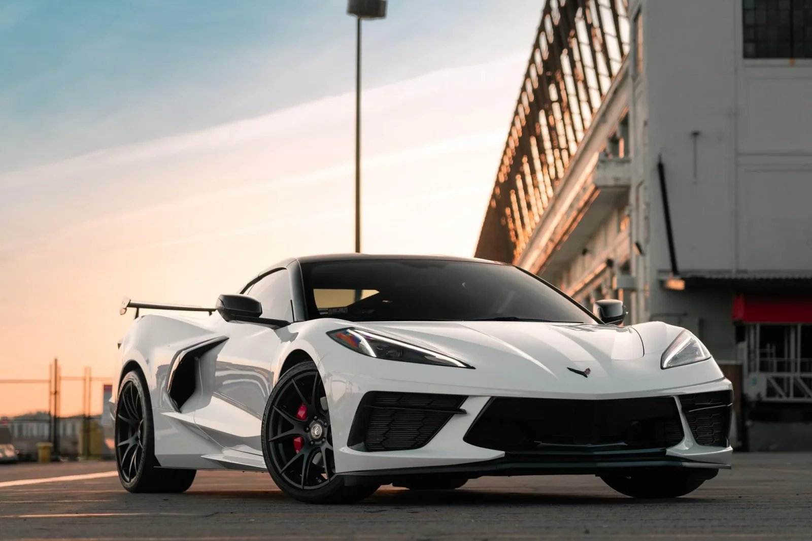 Rent Chevrolet Corvette  White 2022 in Dubai