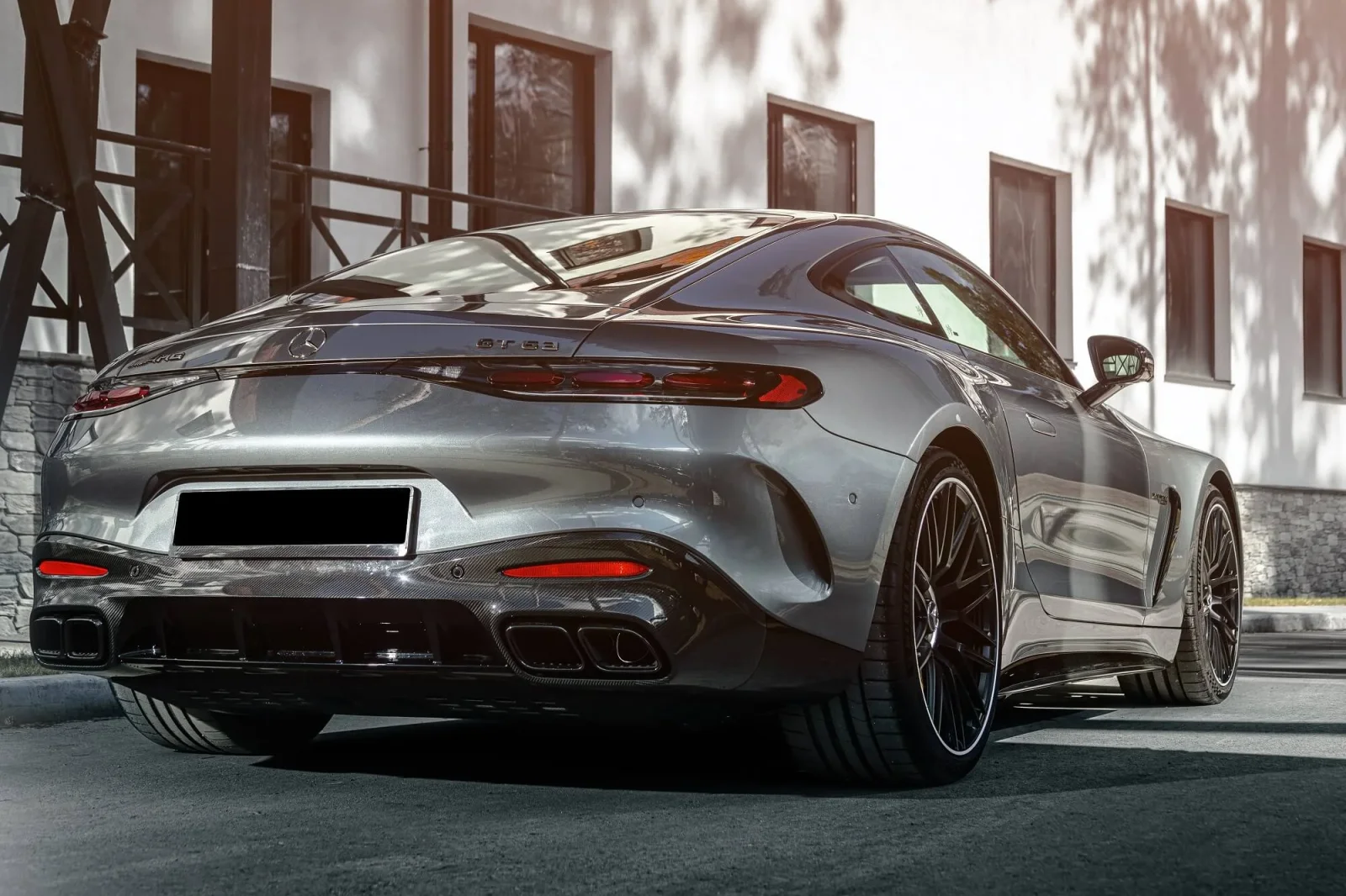 Rent Mercedes-Benz AMG GT 63s Grey 2024 in Dubai - 6 