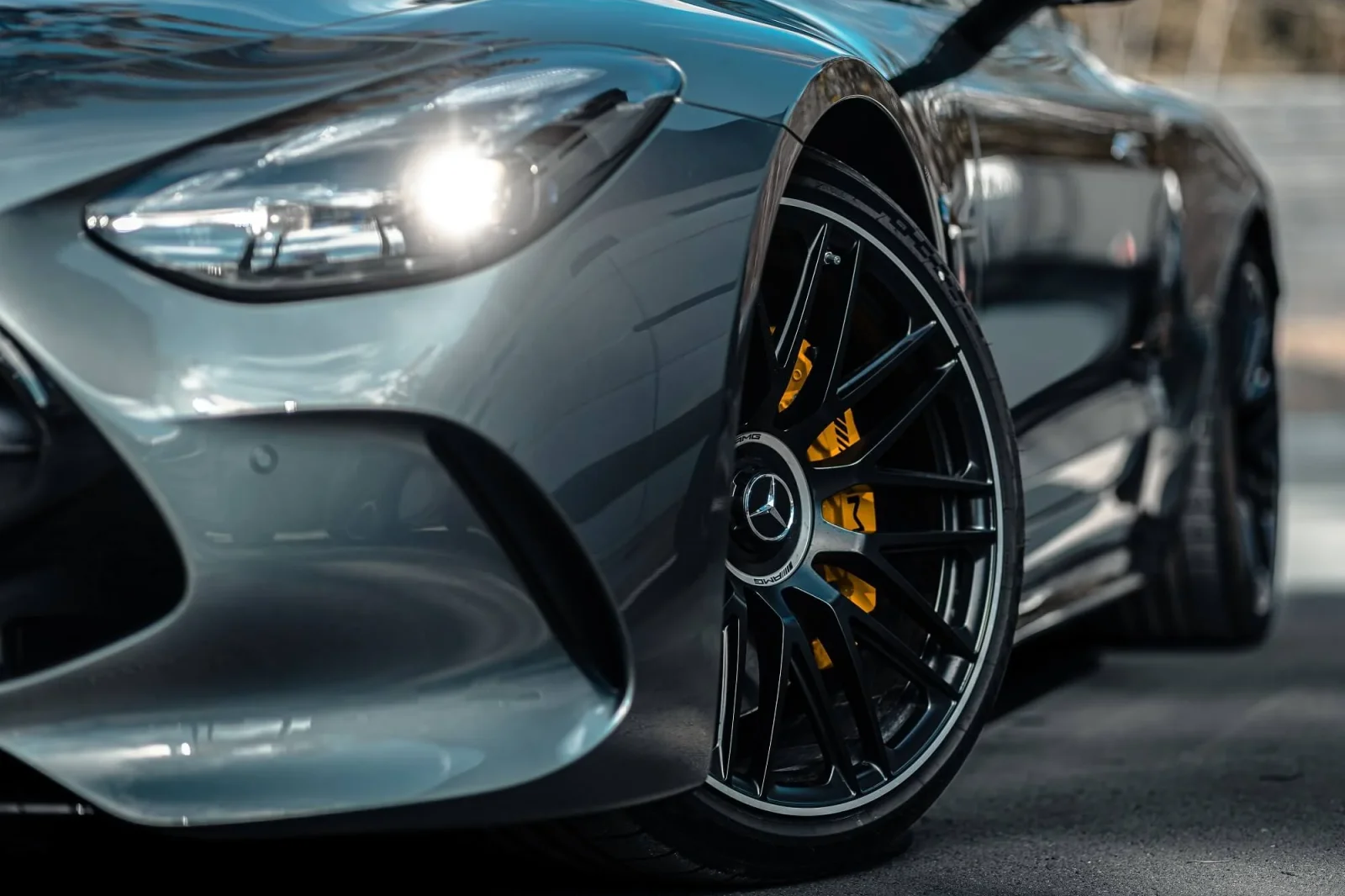 Rent Mercedes-Benz AMG GT 63s Grey 2024 in Dubai - 4 