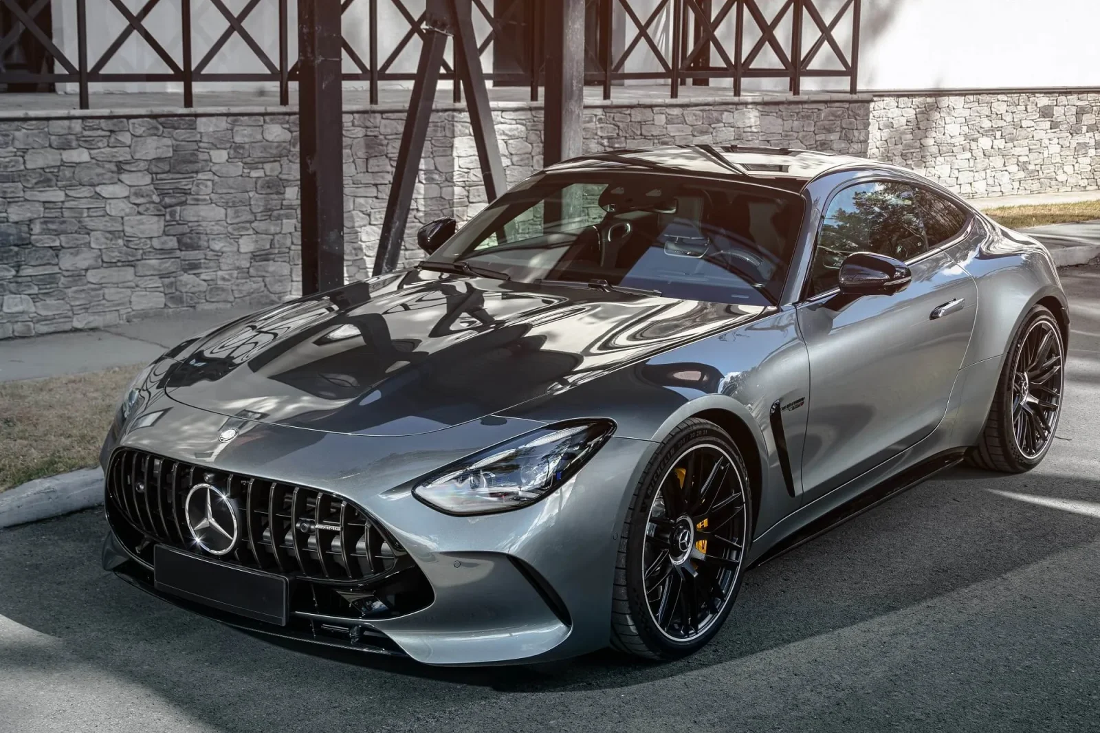 Rent Mercedes-Benz AMG GT 63s Grey 2024 in Dubai - 2 