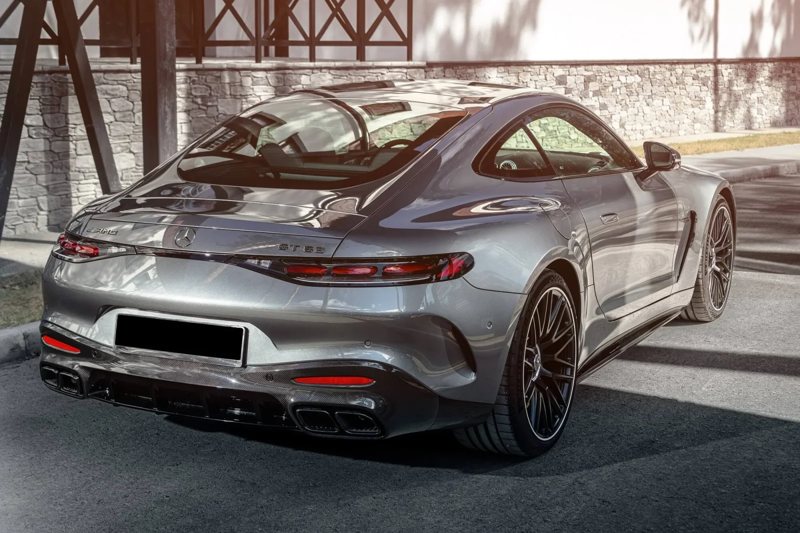 Rent Mercedes-Benz AMG GT 63s Grey 2024 in Dubai - 5 
