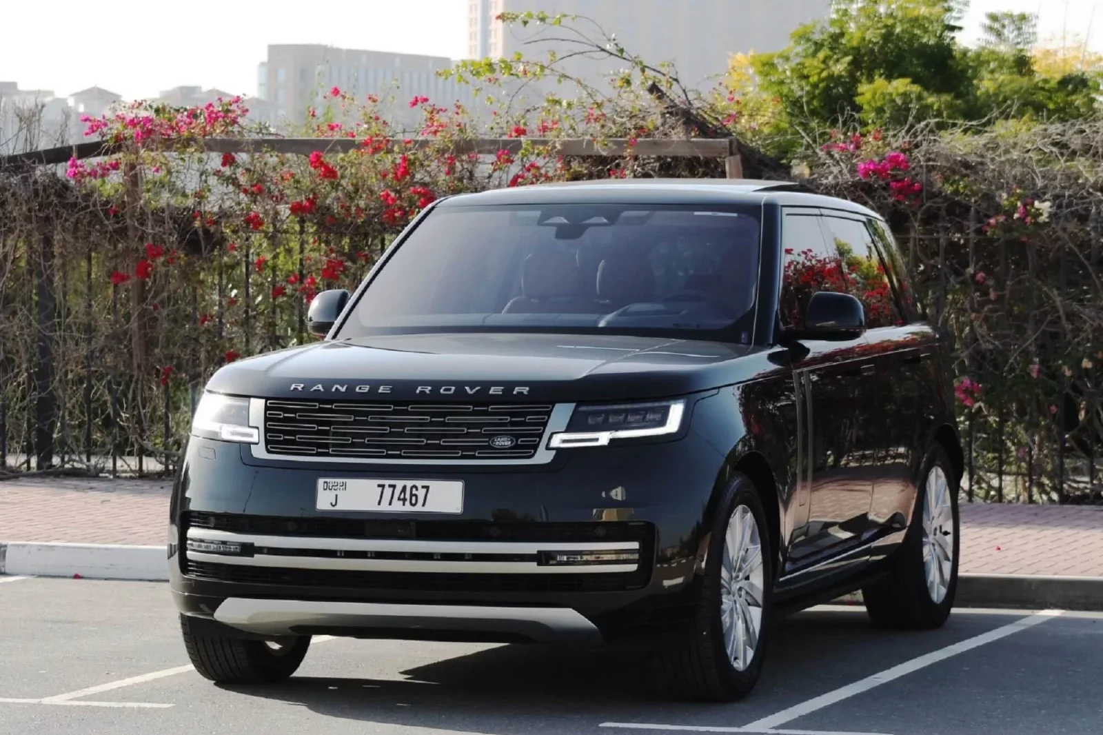 Rent Land Rover Range Rover Vogue  Black 2023 in Dubai