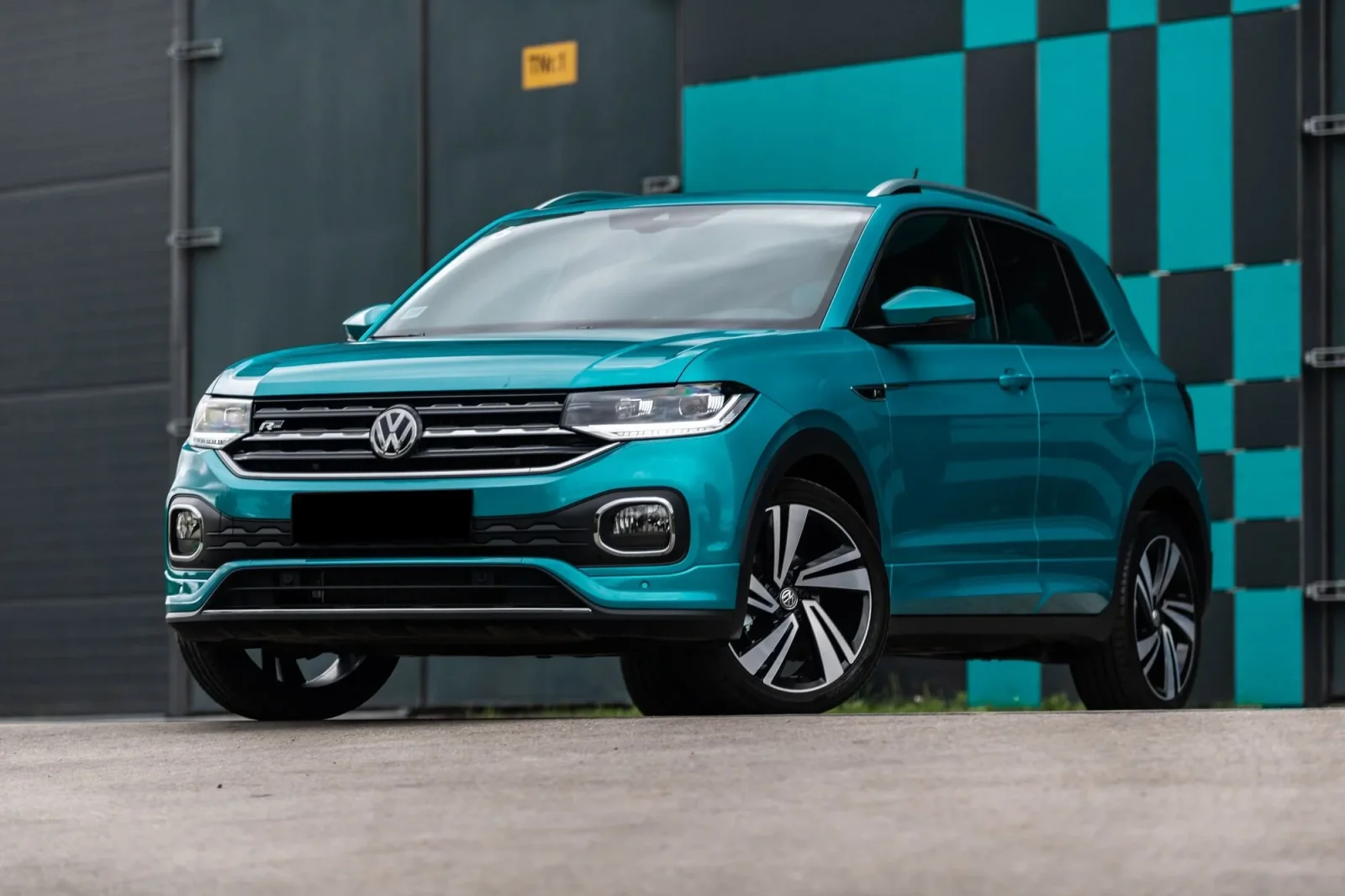 Rent Volkswagen T-Cross  Blue 2023 in Dubai